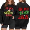 Women's Casual Fashion Long Sleeve Christmas Printed Round Neck Sweatshirt Top