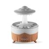 UFO Rotating Raindrop Aromatherapy Essential Oils Air Diffuser with RGB Night Lamp Remote Controls UFO Ultrasonic Air Humidifier