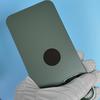1PCS large hole rear glass solid color suitable for iPhone  13 14 Pro Max  back cover glass repair rear tempered glass