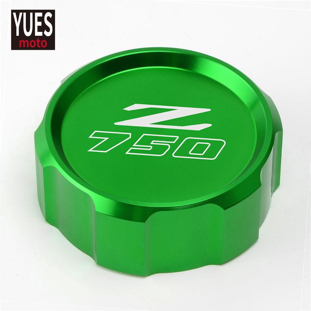 Motorrad Zubehör Rot Vorne Hinten Flüssigkeit Zylinder Master Reservoir Abdeckung Für Kawasaki Z750 Z 750 2007-2012 2008 2010