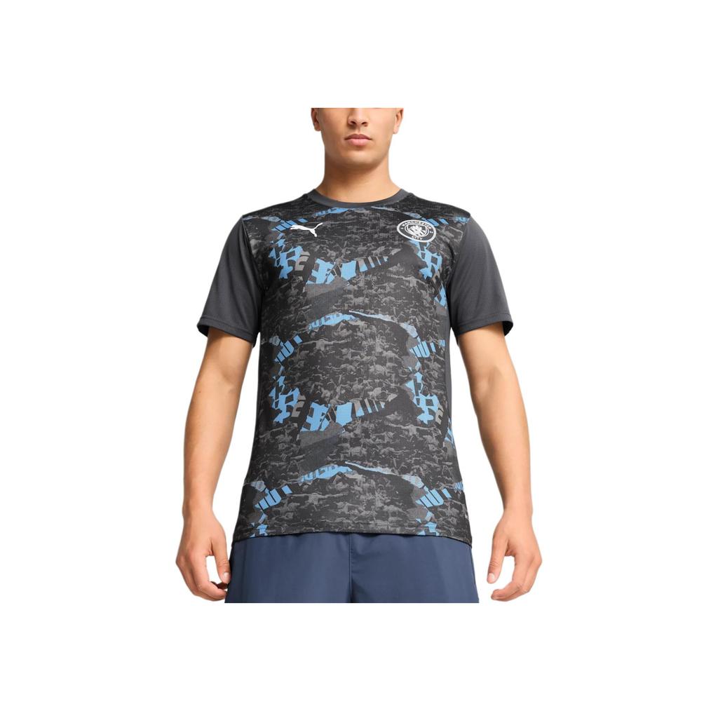 Puma Comfortable Soft Versatile Short Sleeve T-Shirt Men Tops Dark-Gray 779155-74
