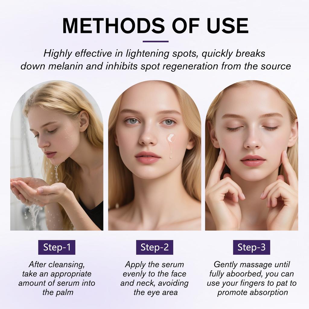 Bright Face Dot Serum Stop Freckle Balm Hydrating And Whitening Serum With Whitening Motherwort Tannic Damascus Rose 50ml