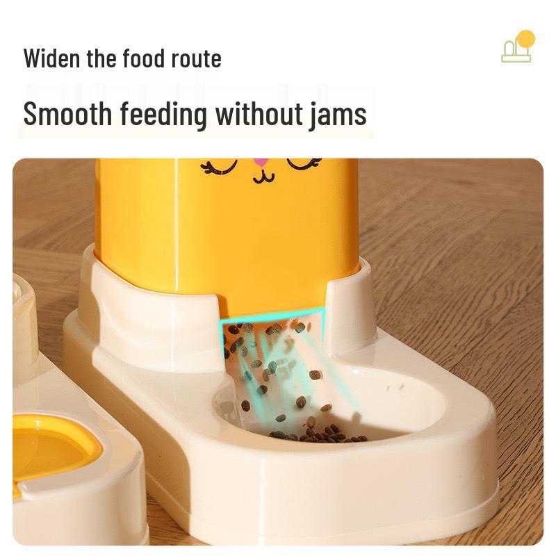 Automatic Pet Feeder & Waterer: Easy-Clean Universal Drinking Fountain with Hair Filter for Cats & Dogs