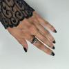 Silver Ring with Cubic Zirconia, Product Weight 3.33 G (2186625)