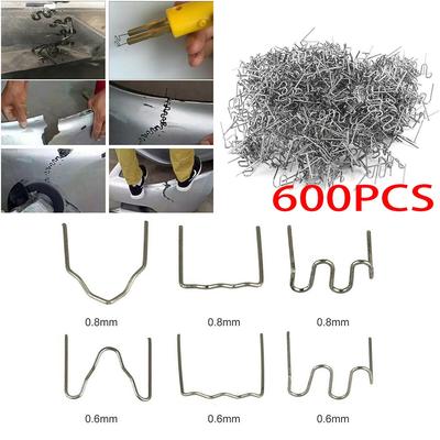 600Pcs Hot Stapler Staples para carro pára-choques paralama soldagem kit de reparo de plástico