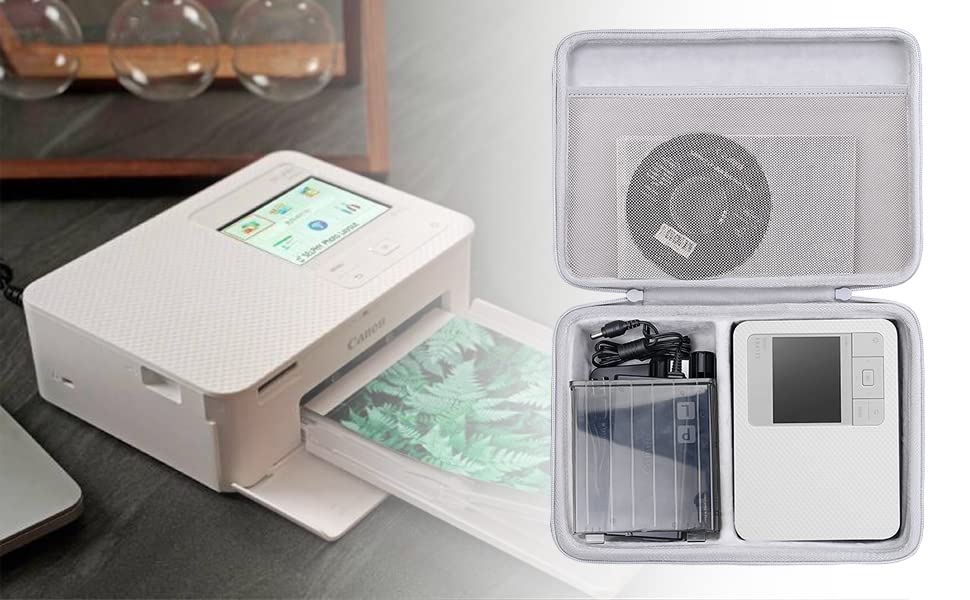 co2CREA Storage Case Compatible with Canon SELPHY CP1500, CP1300, and CP1200 Compact Photo Printers (Case Only)