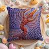A-Alex Grey Trippy Psychedelic Cushion Cover Plush Fabric Soft Double-Sided Printed Sofa Pillow Case Colorfast Home Decor Gift