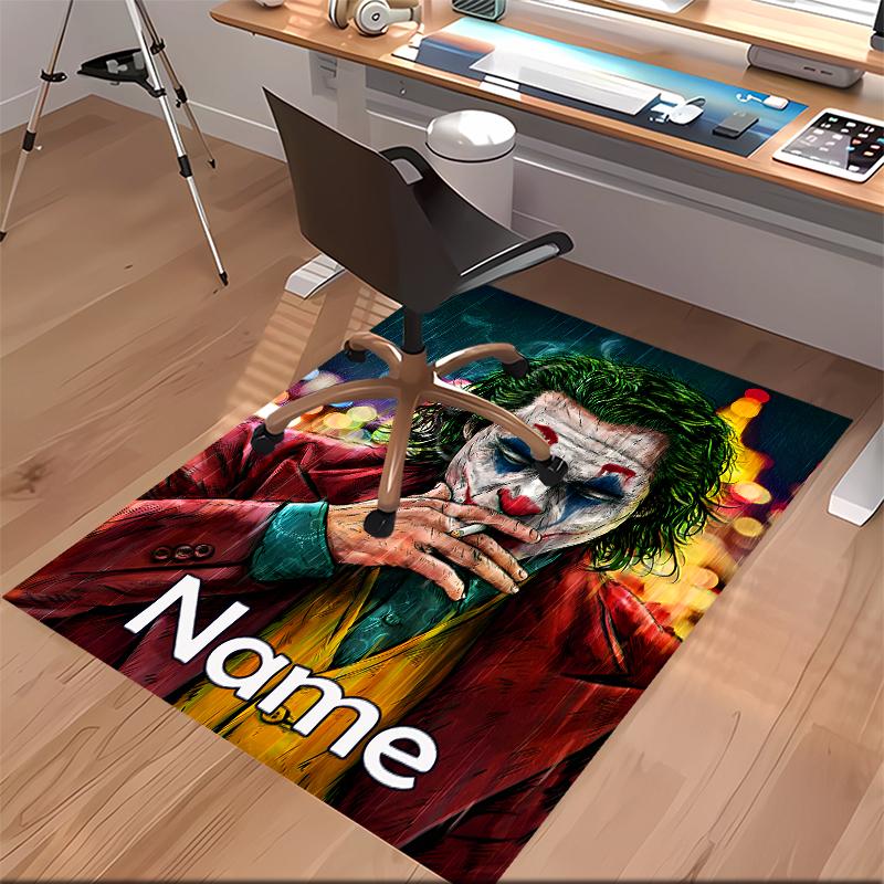 Custom personalization Joker Print Area Rug - Soft, Washable Non-Slip Indoor Mat,Living Room,Home&Office Decorative Rug