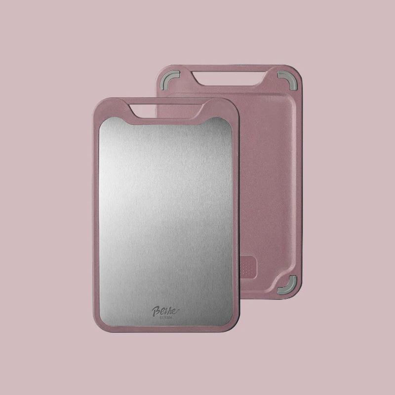 Cutting Board for Kitchen Double-sided Chopping Board 304 Stainless Steel Cutting Board Antibacterial Anti-mildew Chopping Block