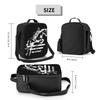 Custom Show Jumping Horse Lunch Bag Men Women Cooler Thermal Insulated Lunch Boxes for Adult Office