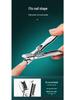 Anti-Splash Self-Locking Nail Clippers for Thick Toenails, Large Opening, 3CR13 Steel