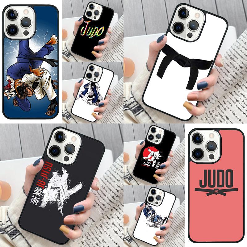 Japanese Martial Arts Judo Phone Case Cover for iPhone 17 Air 16 16e 12 11 13 14 15 Pro Max for Apple Plus Coque