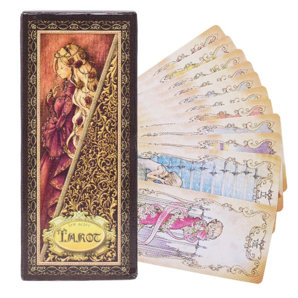 78pcs Tarot Cards for Beginners English Edition Tarot Decks Oracle Cards Party Table Game Fun Board Game Divination Oracle Deck