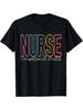 Adorable Nursing T-Shirt for Occupational Health, Featuring a Vibrant Graphic Design. This Comfortable Crew Neck Shirt Is Made from Slightly Stretchy 