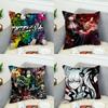 DDanganronpa Pillow Case For Car Sofa Decorative Home Doublesided Print Plush Square Throw Pillow Cushion Cover