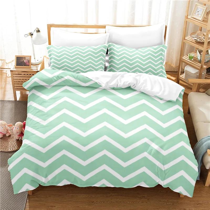 New Beding Set Simple Plain Soft Duvet Cover King-Sized Dimensionsd Dimensions Super Soft Comfortable Light Gren Bedclothes Ropa De Cama Bed Linen Set