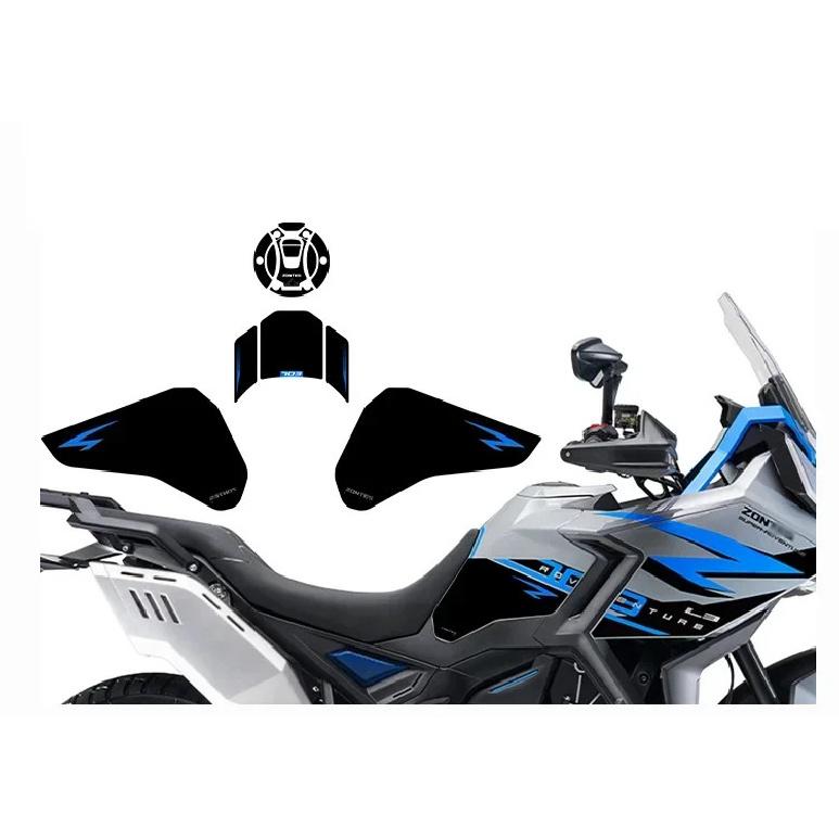 FOR ZONTES 703F 2024 Motorcycle Tank Pad Protector Leather Frosting Sticker Decals Accessoriesr