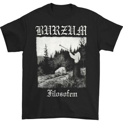 Norwegian Black Metal Band BURZUM Rock Dark Punk Men's T-shirt Casual and Comfortable Short-sleeved T-shirt for Men - Men's S...