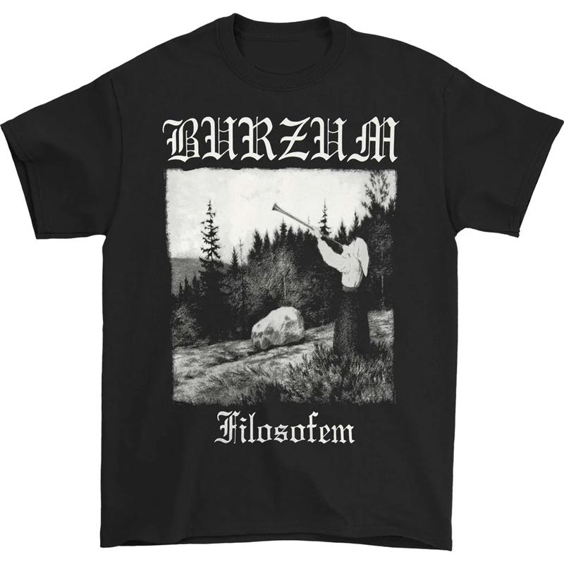 

Norwegian Black Metal Band BURZUM Rock Dark Punk Men s T-shirt Casual and Comfortable Short-sleeved T-shirt for Men - Men s S... S разноцветный