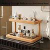 Acrylic countertop cup holder storage shelf desktop organizer for teacups mugs and water glasses suitable for coffee shops corner storage and display