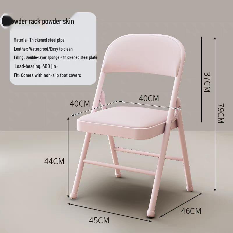 Folding Office & Dining Chair: Easy Storage, No Assembly Needed