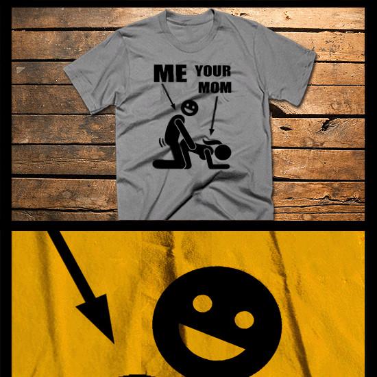 BDSM   Me your mom Bondage dominatrix femdom gag Sensory Deprivation tee Unisex T-Shirt M