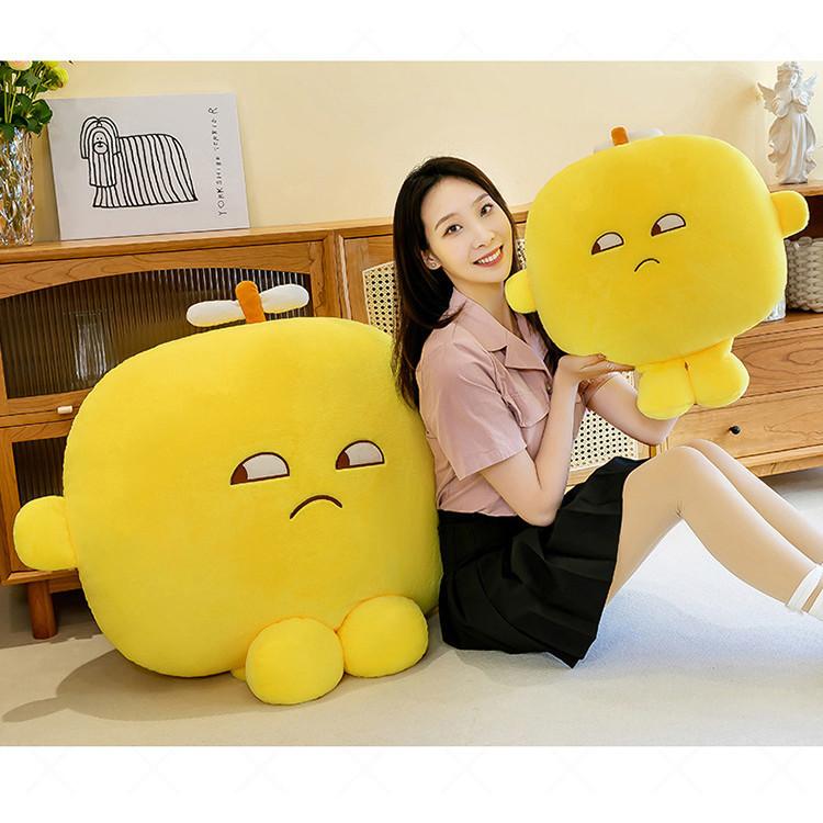 2024 New Lemon Jun Plush Toy Doll Wholesale For Children Cute Cartoon Plush Animal Pillow