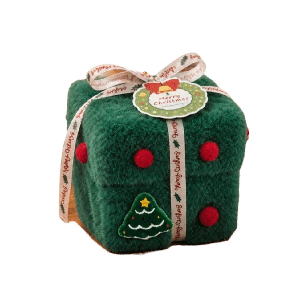Velvet Gift Box Christmas  Packaging Box Thick Velvet Fabric Candy Box  Christmas Eve