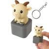 Fidget Animal Clicker Keychain Keyboard Sound-producing Toy Sensory Play Pendant  For Adults