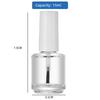 Factory Direct Sales In Stock Nail Polish Bottle Empty Glass Bottle Brush with Lid Nail Polish Sub-Packaging Blush Glue Medicine Bottle Lot