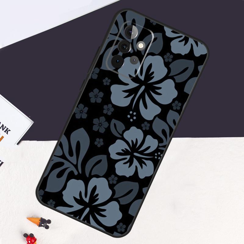 

Hibiscus Retro Hawaiian Flower Case For Samsung Galaxy A54 A34 A14 A52S A12 A22 A32 A52 A50 A51 A71 A13 A53 A33 Cover Samsung A52S 5G