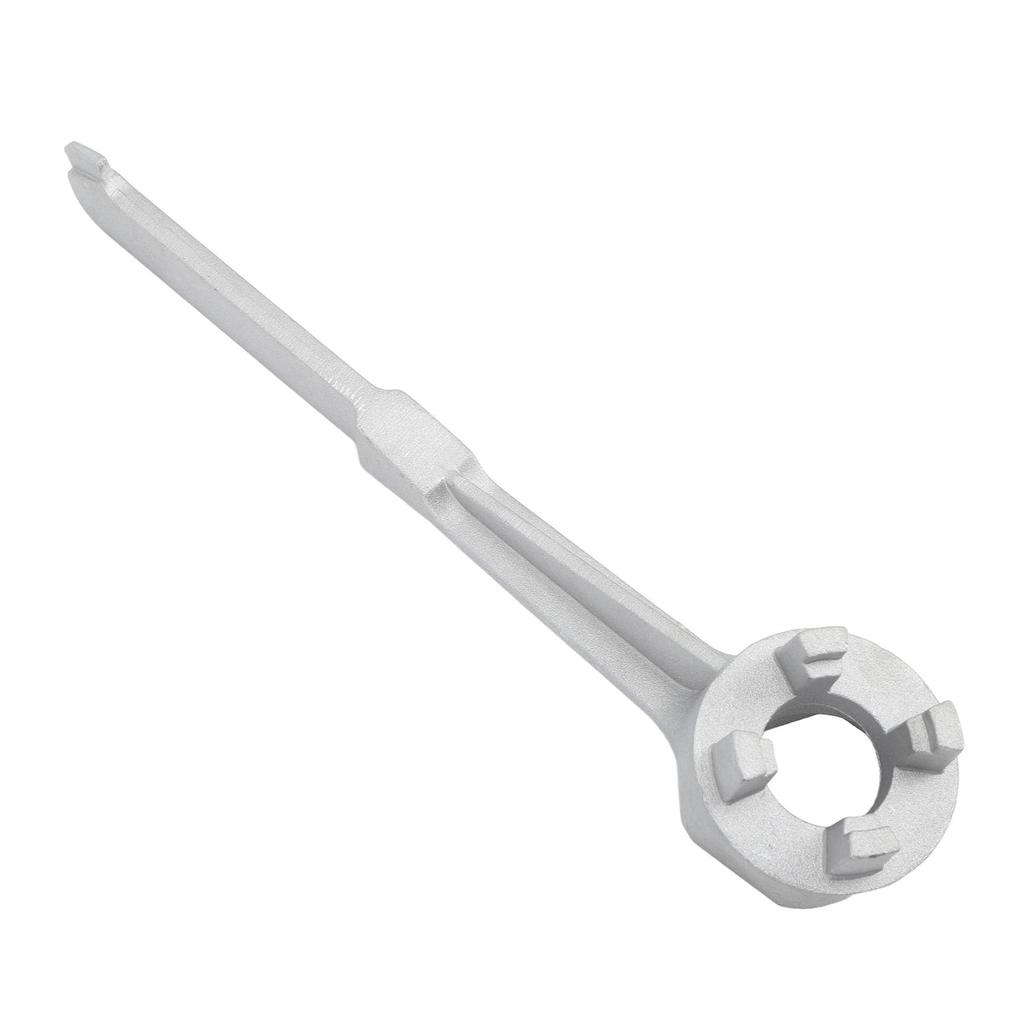 Bung Wrench 10 Inch Aluminum Drum Plug Wrench Barrel Opener Tool for 10 15 20 30 55 Gallon Bung Cap