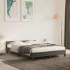 Vidaxl Bed Frame Without Mattress, Dark Gray, 140X200 Cm, Velvet