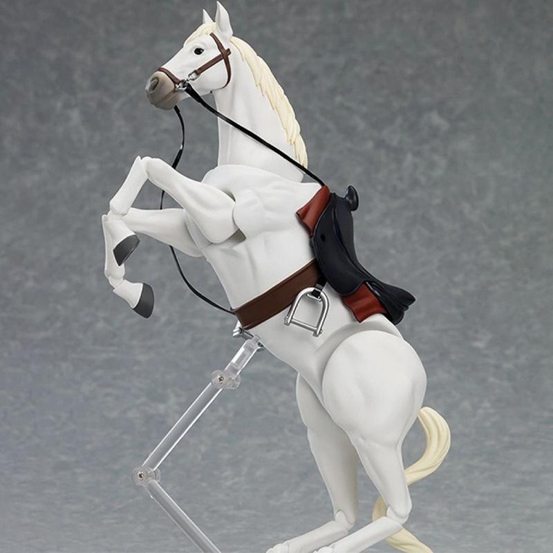 Domestic High-Quality Version Of Joint Reinforced Figma Horse 2.0 Version Plain White Horse Brown Horse Hands-On Miniature Decoration Piece