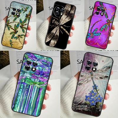 Coque Libellule Pour OnePlus 12 11 9 10 Pro 9RT 10T 10R 12R OnePlus Nord 2 CE 3 Lite CE4 N10 N20 Housse