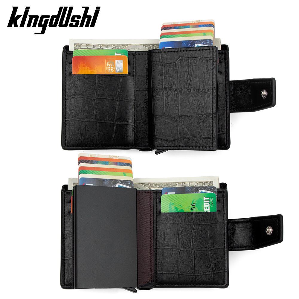 New Men's Trifold Magnetic Card Holder: Multifunctional Wallet with Multiple Card Slots