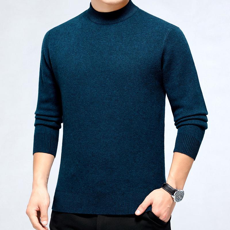 Brand 2025 Cashmere Round Neck Sweater: High-End, Simple, Versatile, Skin-Friendly Knitwear for Autumn/Winter