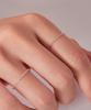 Helene Jewelry 925 Silver Ginger Chain Silver Ring (Type C)