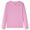 Kinder Langarmshirt Dunkelrosa 104