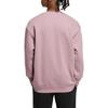 Adidas Solid Color Logo Print Round Neck Pullover Sweatshirt Unisex Tops Light-Purple IB2715