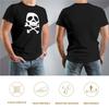 Man Tshirt Old School Punk Rock Skull T-Shirt T-shirt for a Boy Sweat Shirt Oversized T Shirts for Men Black Cotton T-shirt