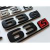Chrome Black Letters Number Trunk Badges Emblems Sticker for Mercedes Benz C218 C257 X218 CLS63s AMG