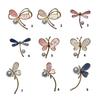 Elegant Butterfly Brooch With Pearls Designs Dripping Waterdrop Shape Alloy Materials for Women Fashion Accessory