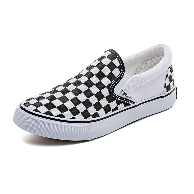 Low-top canvas shoes women's spring versatile casual shoes one-pedal lazy shoes overshoes student cloth shoes