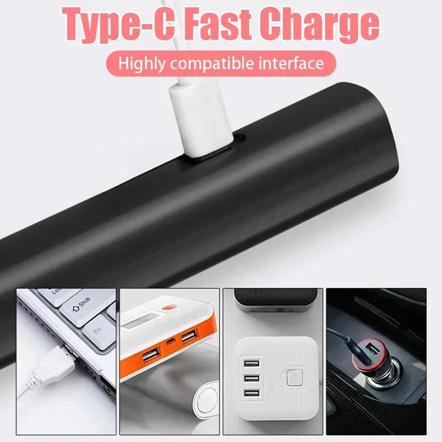 Professional Nail UV LED Flashlight with Display Rechargeable Portable Desk Nail Dryer Stand UV Lamp for Nails Art Removable