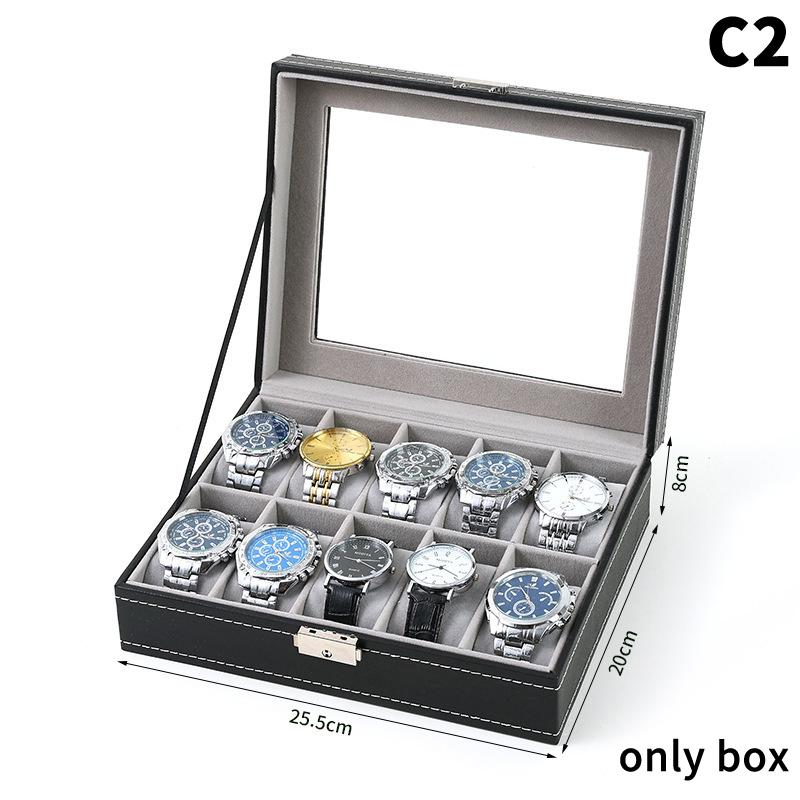 

6/10/12 Ячеек Коробки для хранения часов Органайзер для часов Кейс Кожа PU Витрина для часов Шкатулка для ювелирных изделий для лучших подарков