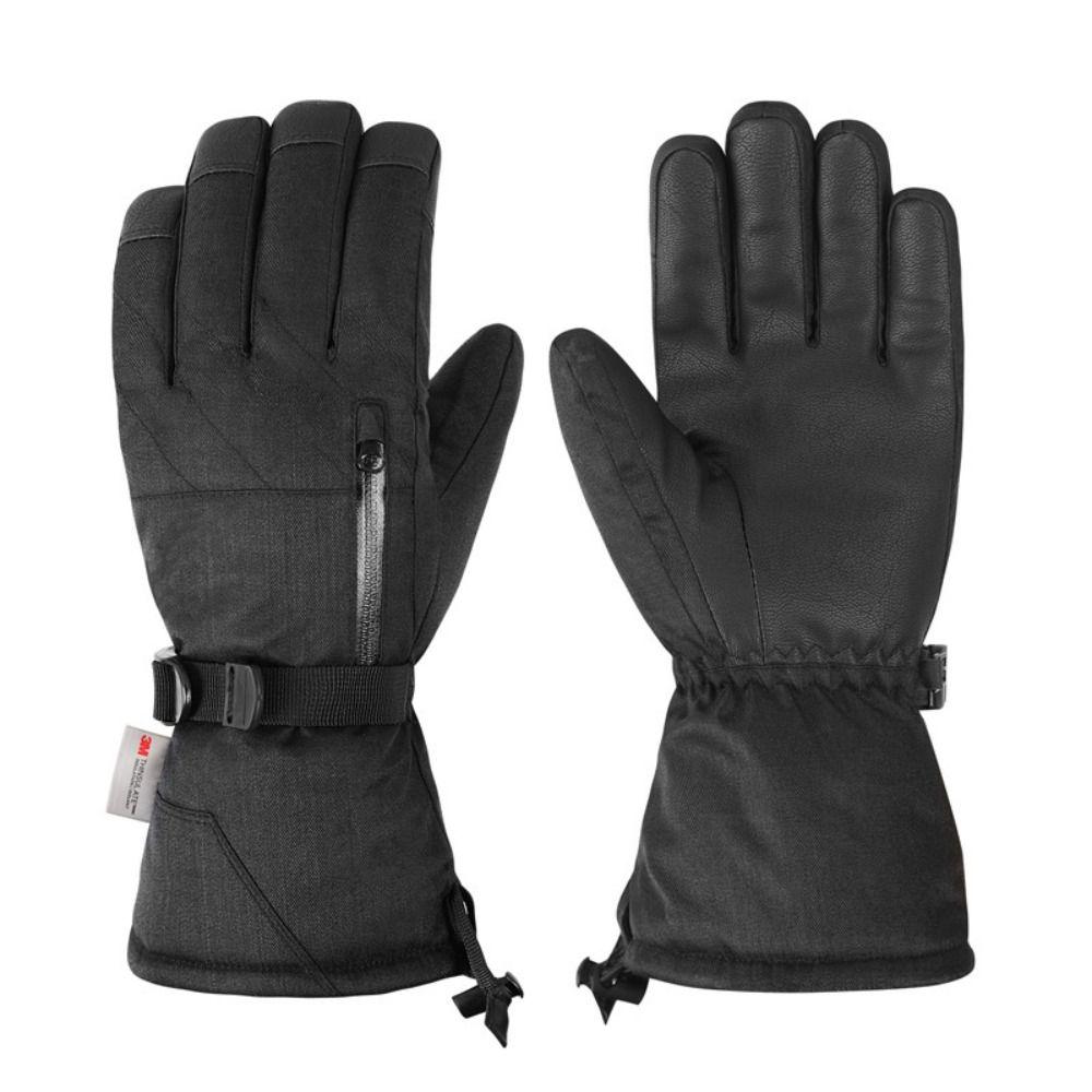 

-20 Degree Winter Ski Gloves Waterproof Full Finger Mittens Outdoor Thicken Warm Mitten Men Women