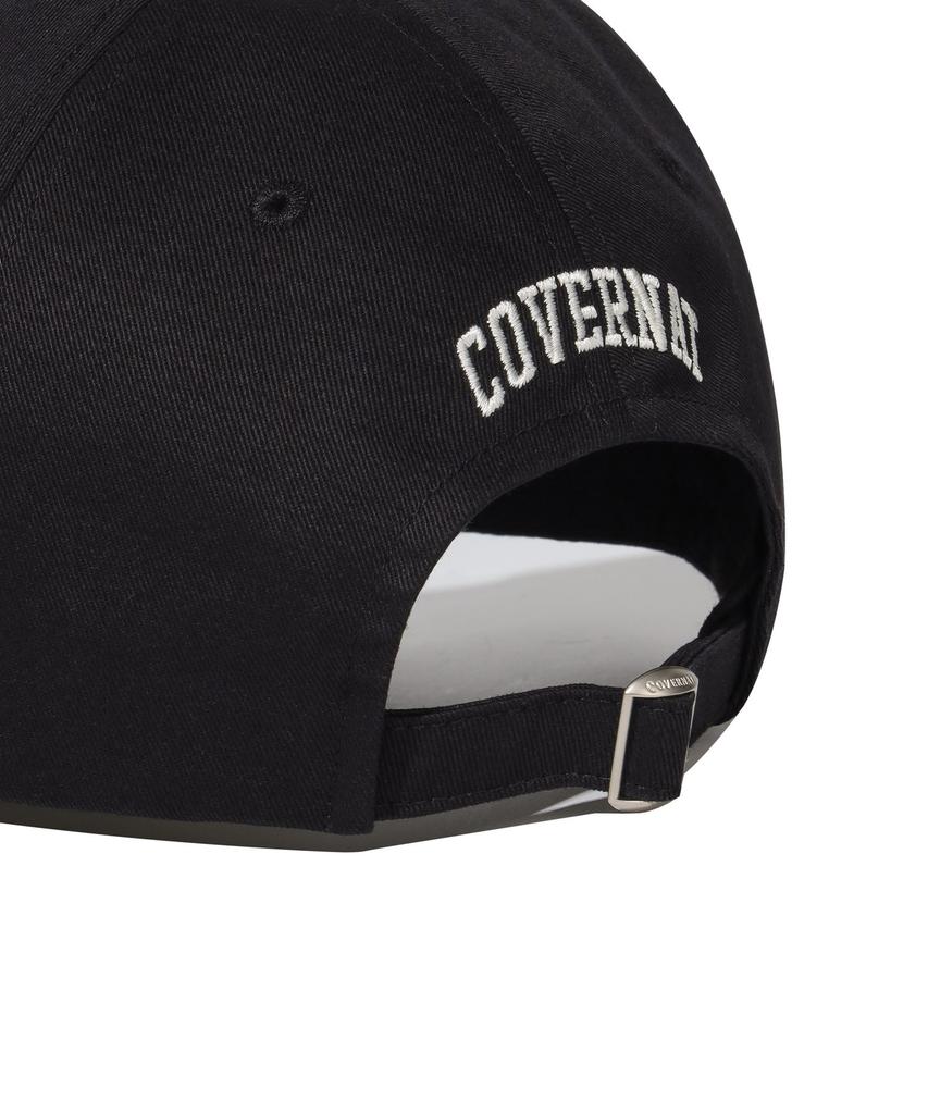 COVERNAT [Covernat X 2024 Mama Awards] Graphic Embroidered Ball Cap Black