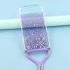 For iPhone Air Case Cute Bling TPU Epoxy Phone Cover with Lanyard