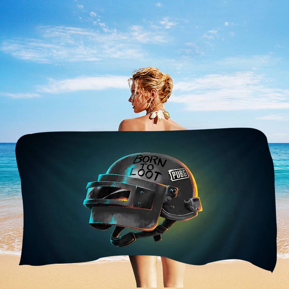 Popular Games P-Pubg RPG Anime Beach Swimming Towel Soft Absorbent Washcloth Children's Gifts for Kids Travel Camping Gym